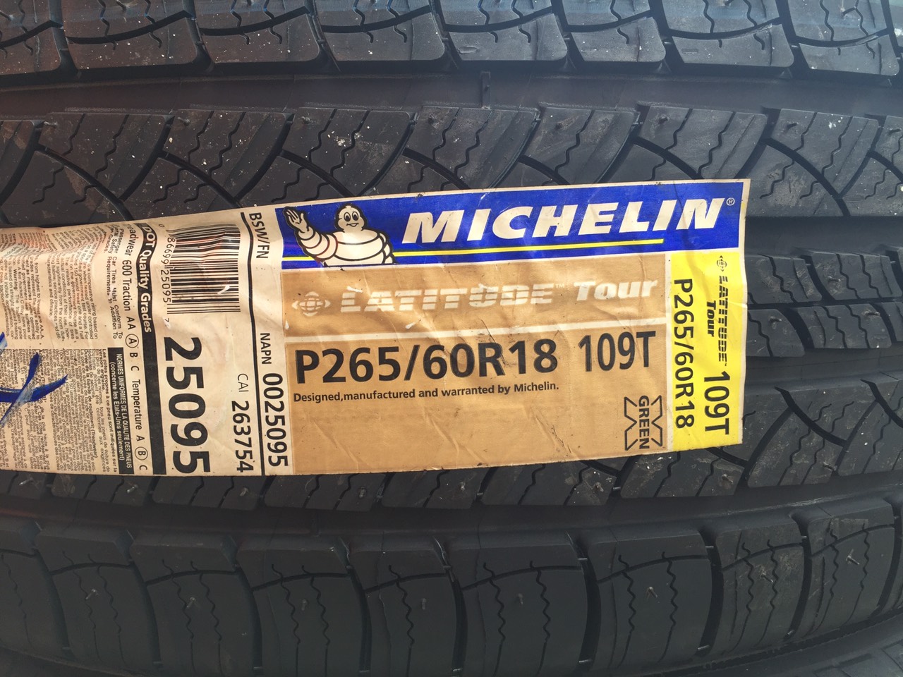 MICHELIN LATITUDE TOUR 265/60-18 ราคาถูกปี19