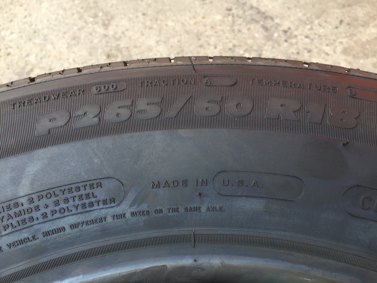 MICHELIN LATITUDE TOUR 265/60-18 ราคาถูกปี19