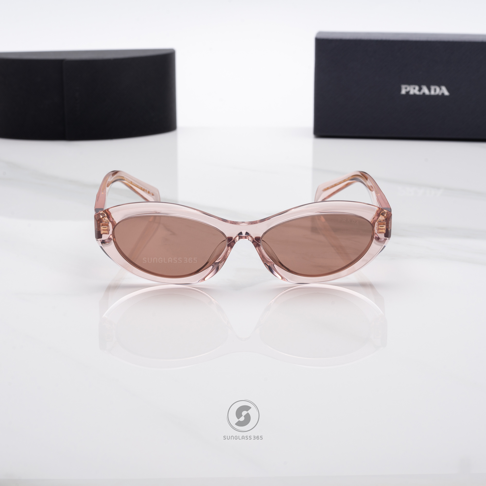 PRADA Symbole PR26ZSF 19Q10D Transparent Peach