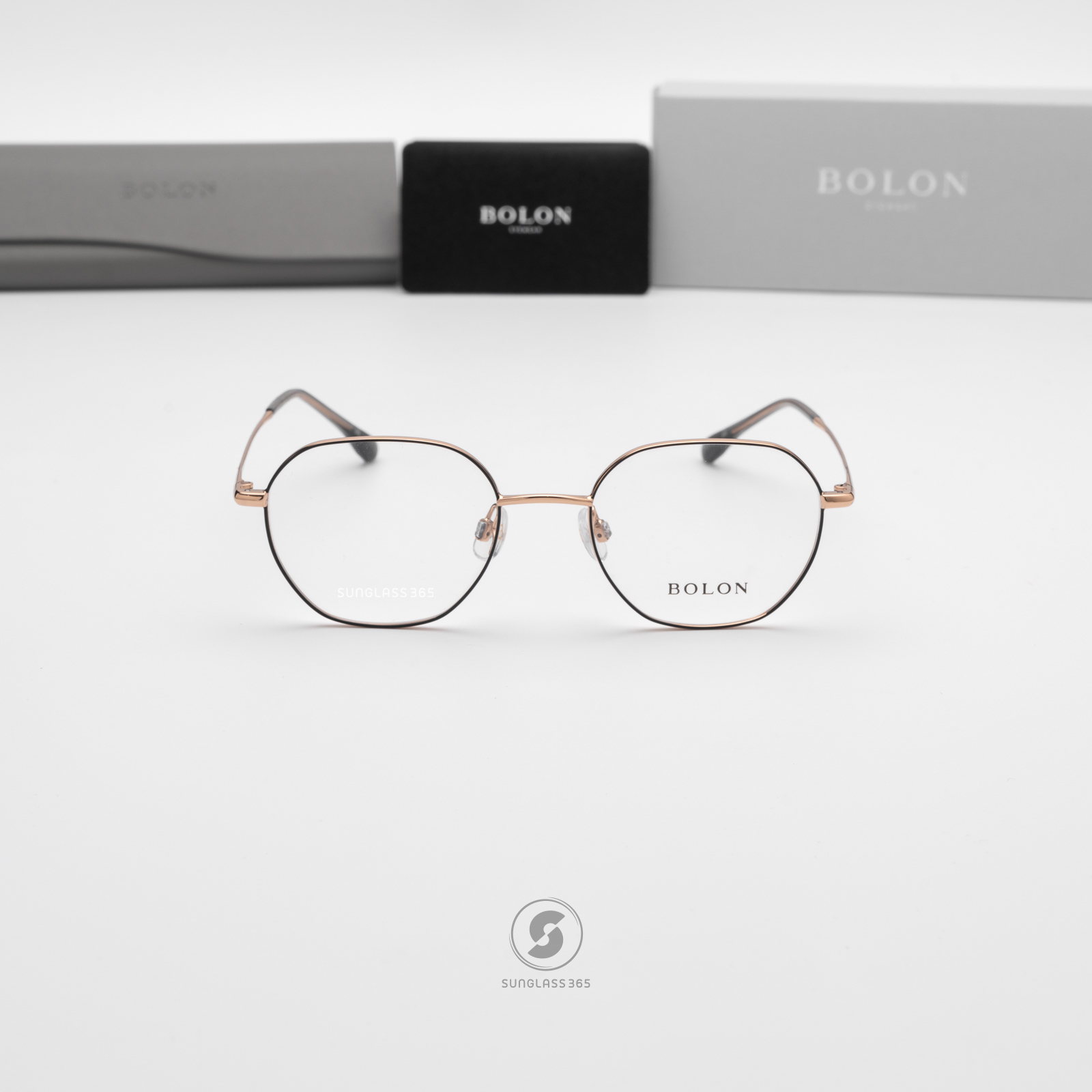 แว่นสายตา BOLON รุ่น Peoria BJ7295 B13 Black / Rose Gold