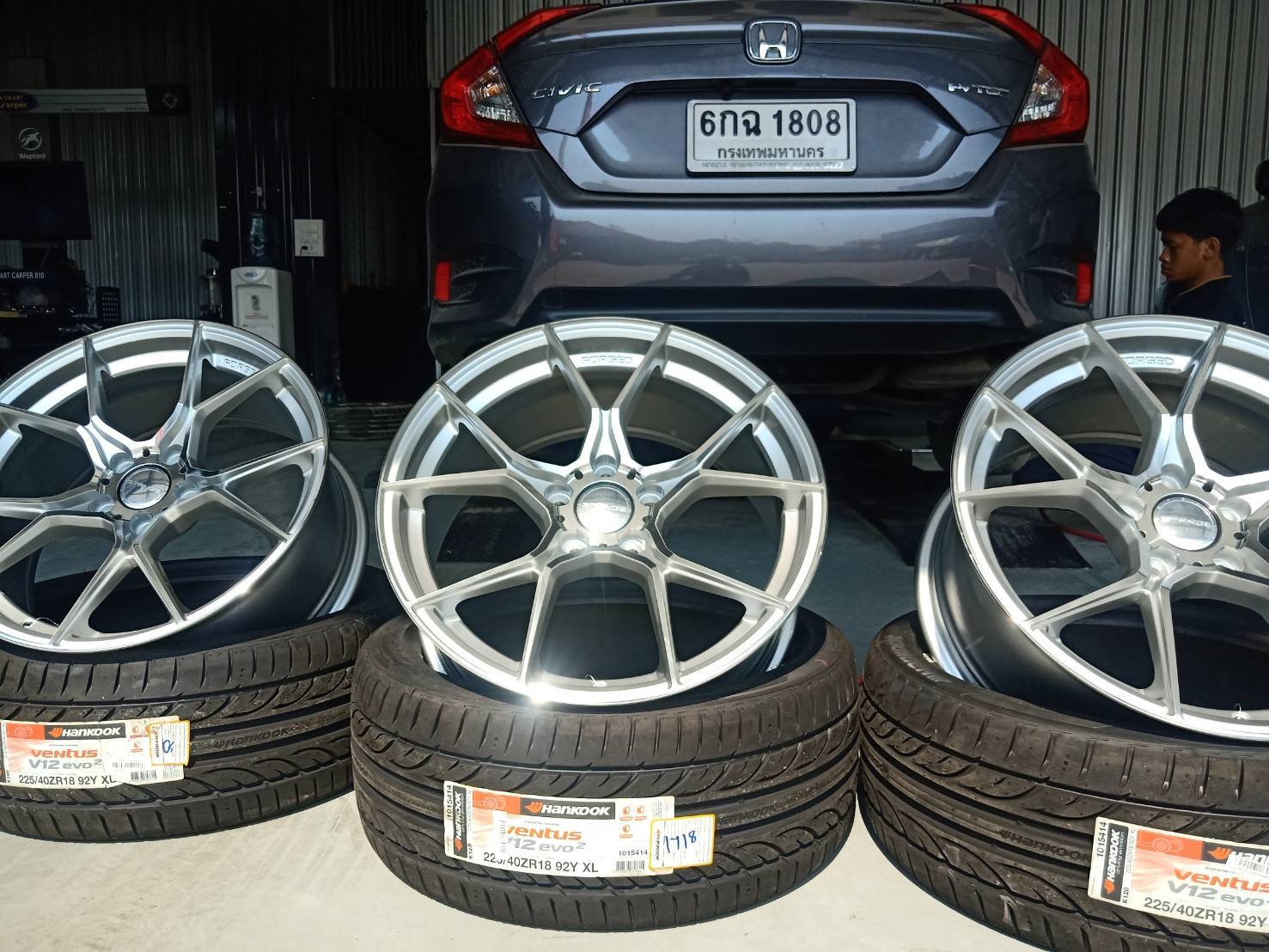 ล้อใหม่ STANGE (FLOWFORMING) ใส่ CIVIC FC