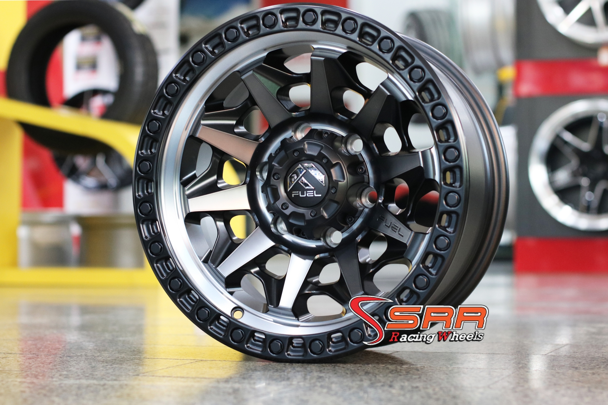 ล้อแม็กซ์แท้ FUEL COVERT ขอบ16 กว้าง8 PCD6X139.7 offset+1