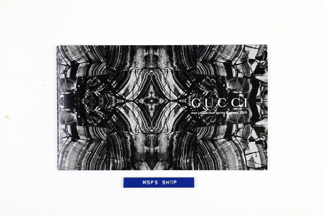 [Vintage] GUCCI สมุดภาพ Men's Collection Spring Summer 2009