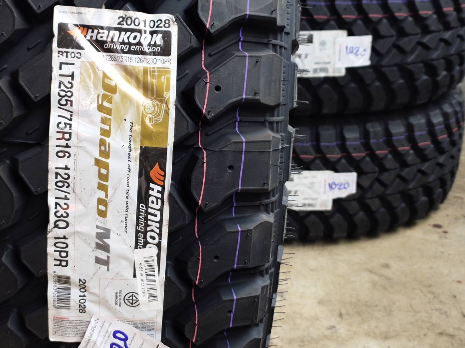 HANKOOK MT 285/75R16 ปี20