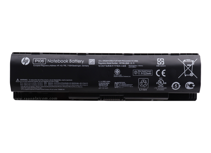 แบตเตอรี่ HP PI06 1.1V 62Whr Original ราคา พิเศษ Battery HP Envy 15-J001EO, 15-J174EO แบตเตอรี่ HP Pavilion 15-E027SL, 17-E053CA ตรงรุ่น ลดราคาพิเศษ