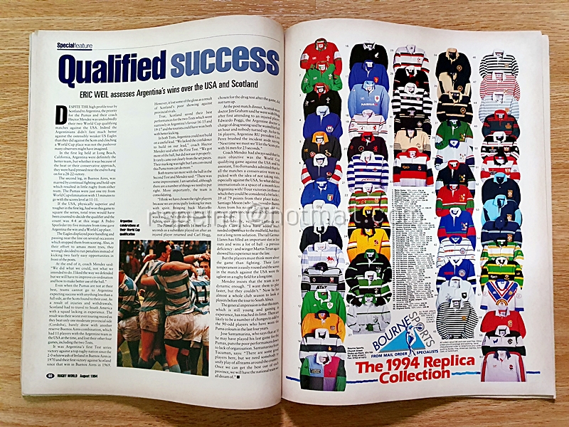 Rugby World August 1994