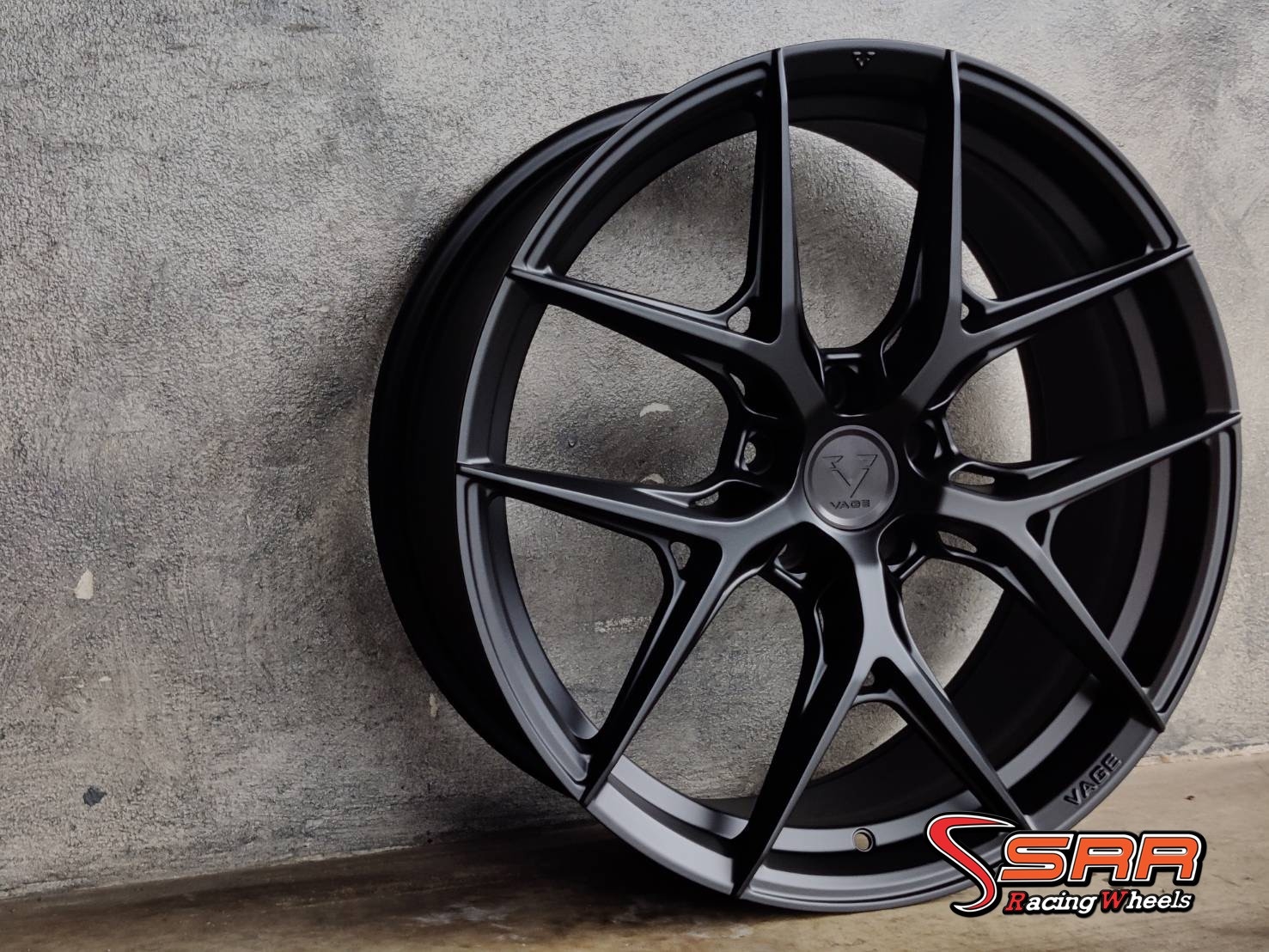 VAGE VF04 20X8.5 - 10 5X112-114.3 35-40 ALUMITE BLACK (ดำด้าน)