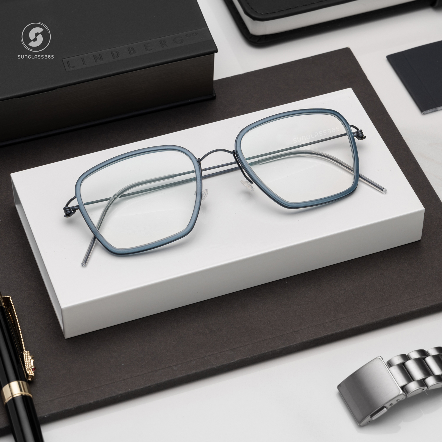 แว่นสายตา Lindberg Air Titanium Rim 023 14B9T EBBE U16