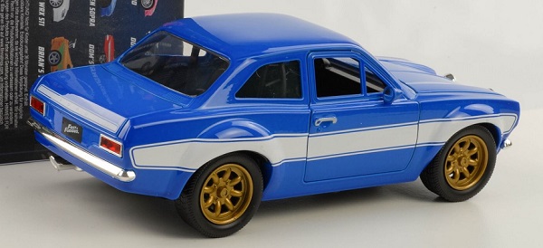 พรีออเดอร์ Jada โมเดลรถ โมเดลรถยนต์ ฟาส "Fast" Brians Ford Escort Rs 2000 สเกล 1:24