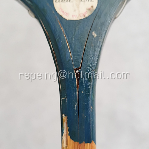 ไม้แบดมินตันไม้วินเทจ (ขนาดเล็ก) พร้อมลูกขนไก่พลาสติก