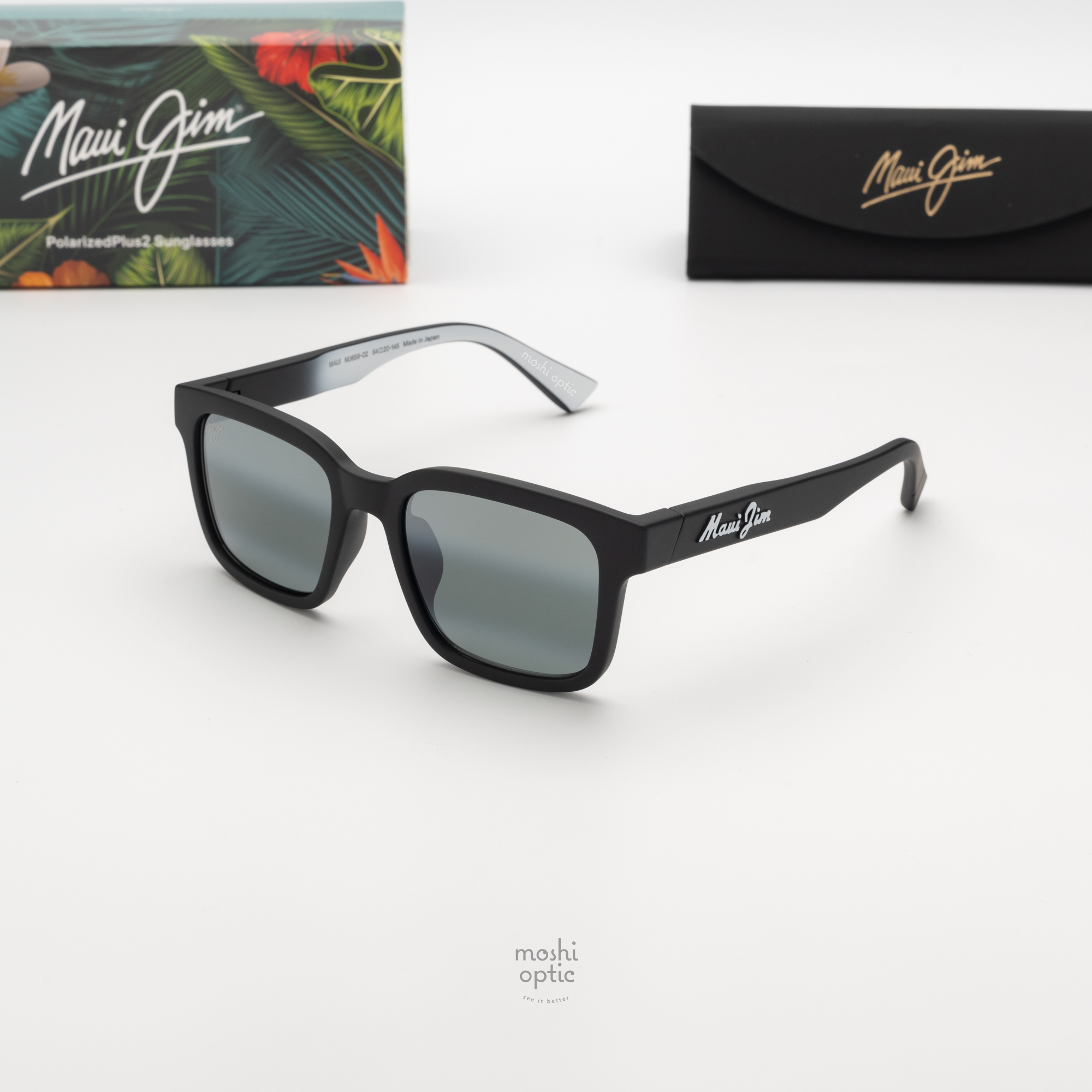 แว่นกันแดด Maui Jim MJ B659 02 Neutral Grey Maui Pure
