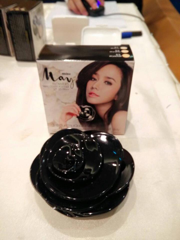 แป้งมิสทีน เมย์ ฟลาวเวอร์ ทริปเปิ้ล คัฟเวอร์ เพาเดอร์ เอสพีเอฟ 25 พีเอ++