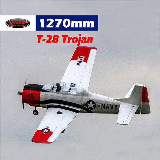 Dynam T28 Trojan Red 1270mm.PNP Combo Set