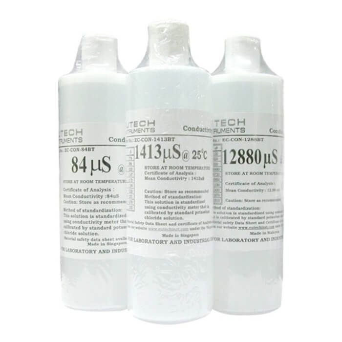Conductivity Standard Solution (480 ml) ยี่ห้อ Eutech, Singapore