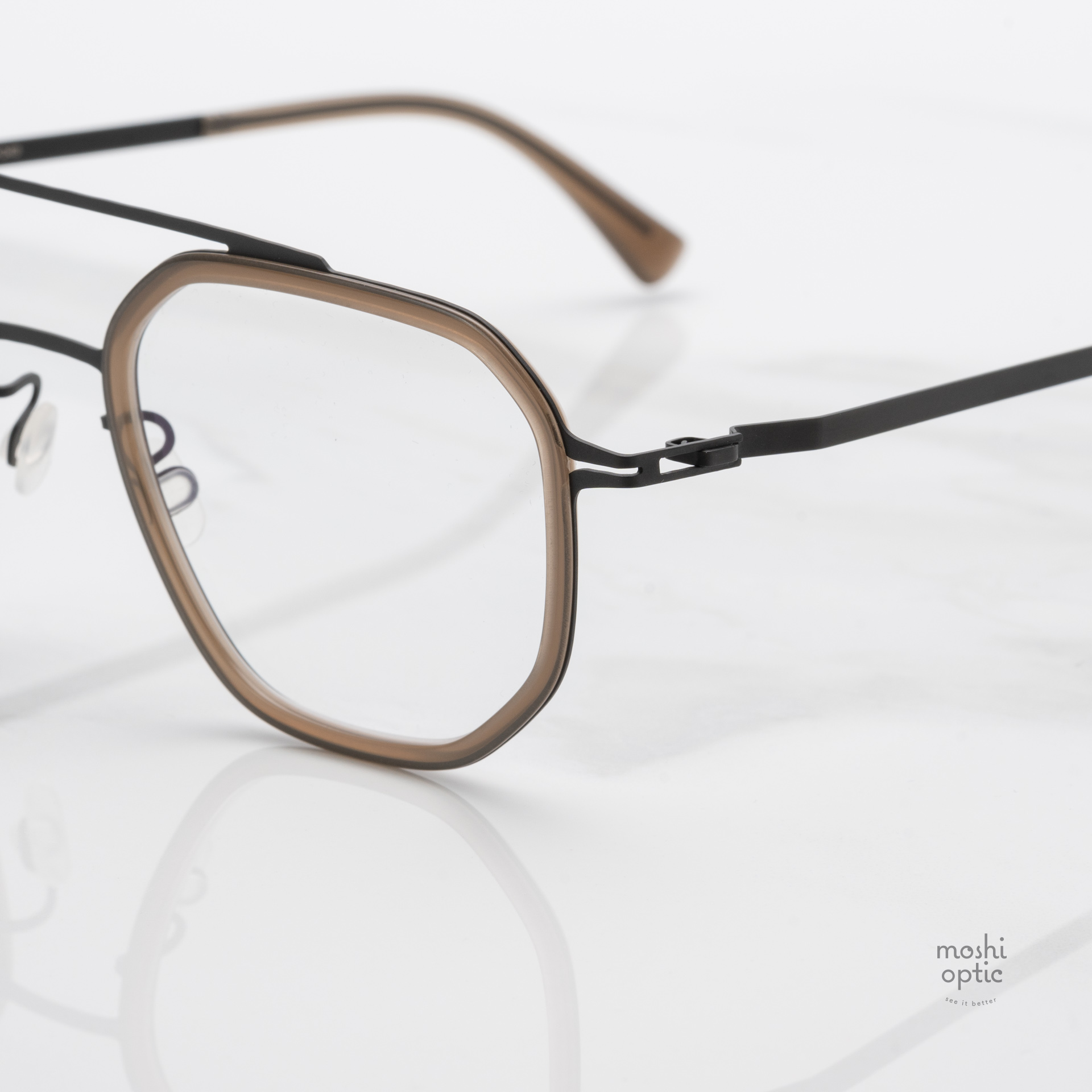 แว่นสายตา MYKITA SATU A70 Black Taupe