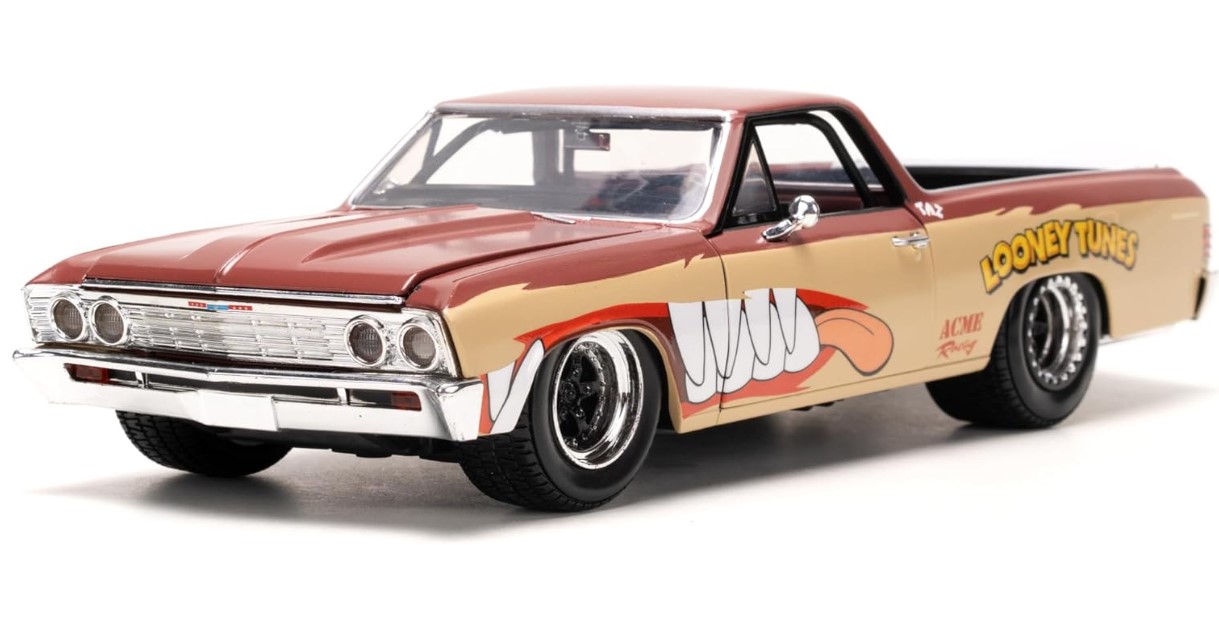 พรีออเดอร์ Jada โมเดลรถ 1967 Chevy El Camino Tasmanian Devil สเกล 1:24