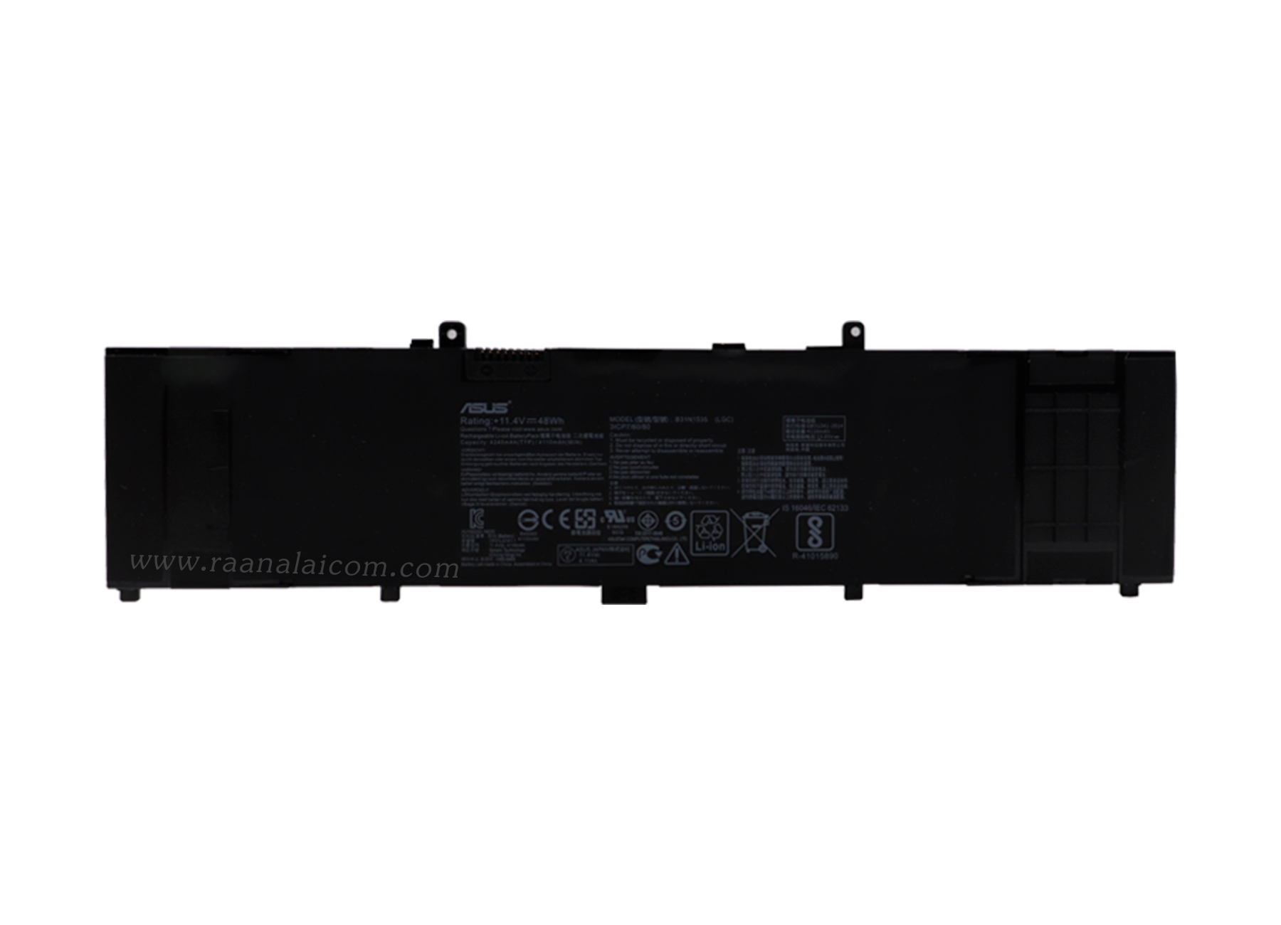 Battery Asus UX410UQK, UX310UA, UX310UQK Original B31N1535 ราคา พิเศษ แบตเตอรี่ Battery Asus UX410UQK, UX310UA, UX310UQK 48Whr ตรงรุ่น