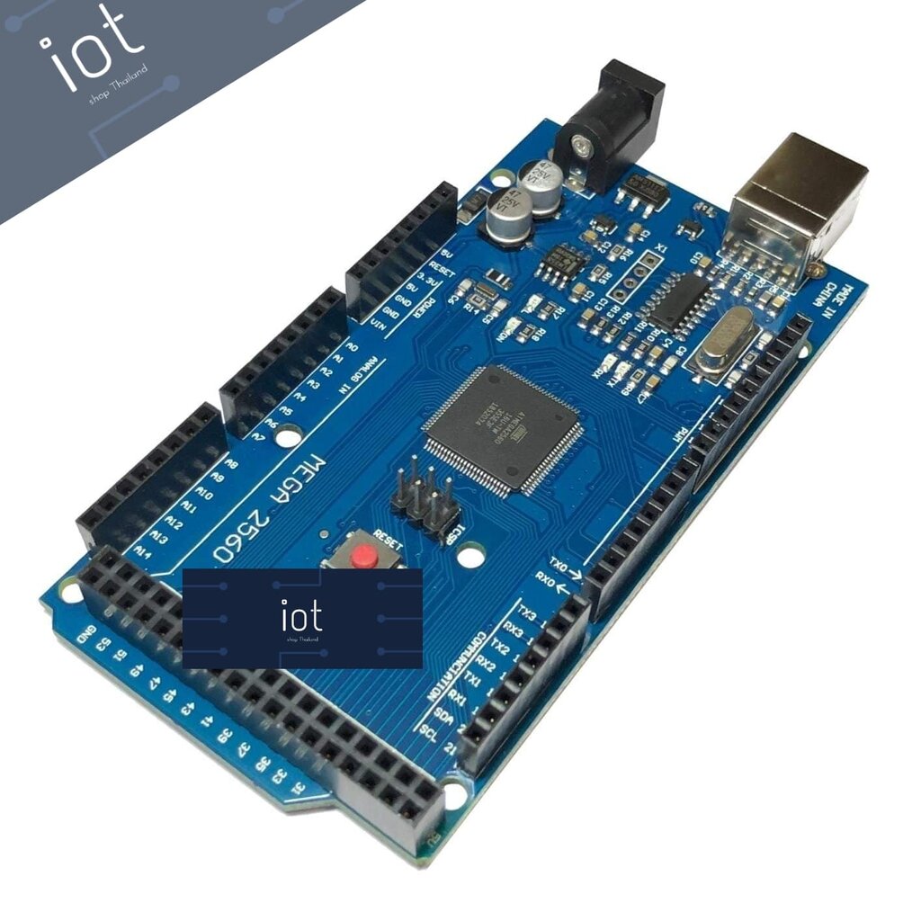 บอร์ด MEGA2560 R3 ใช้ชิฟ USB CH340 พร้อมสาย USB