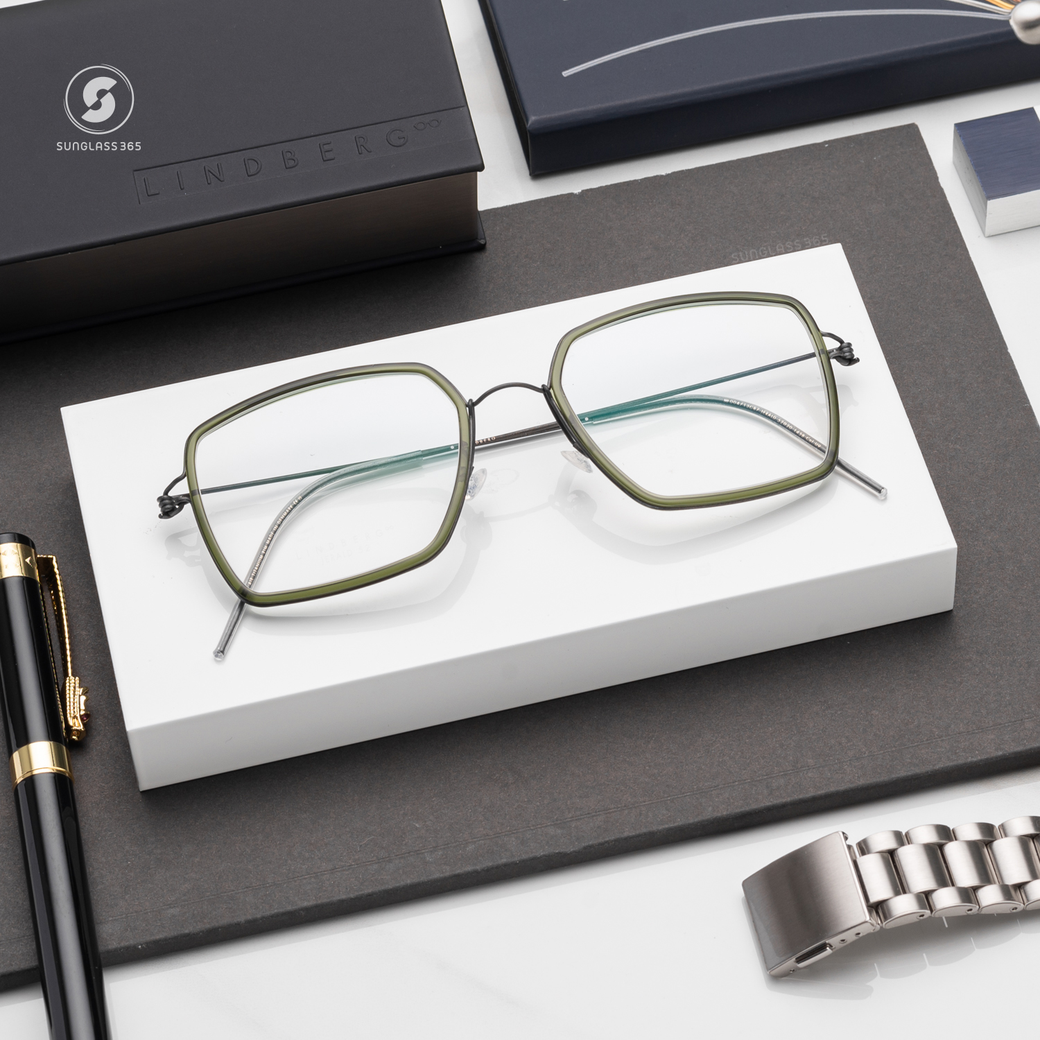 แว่นสายตา Lindberg Air Titanium Rim 004 13C87 Jerald U9