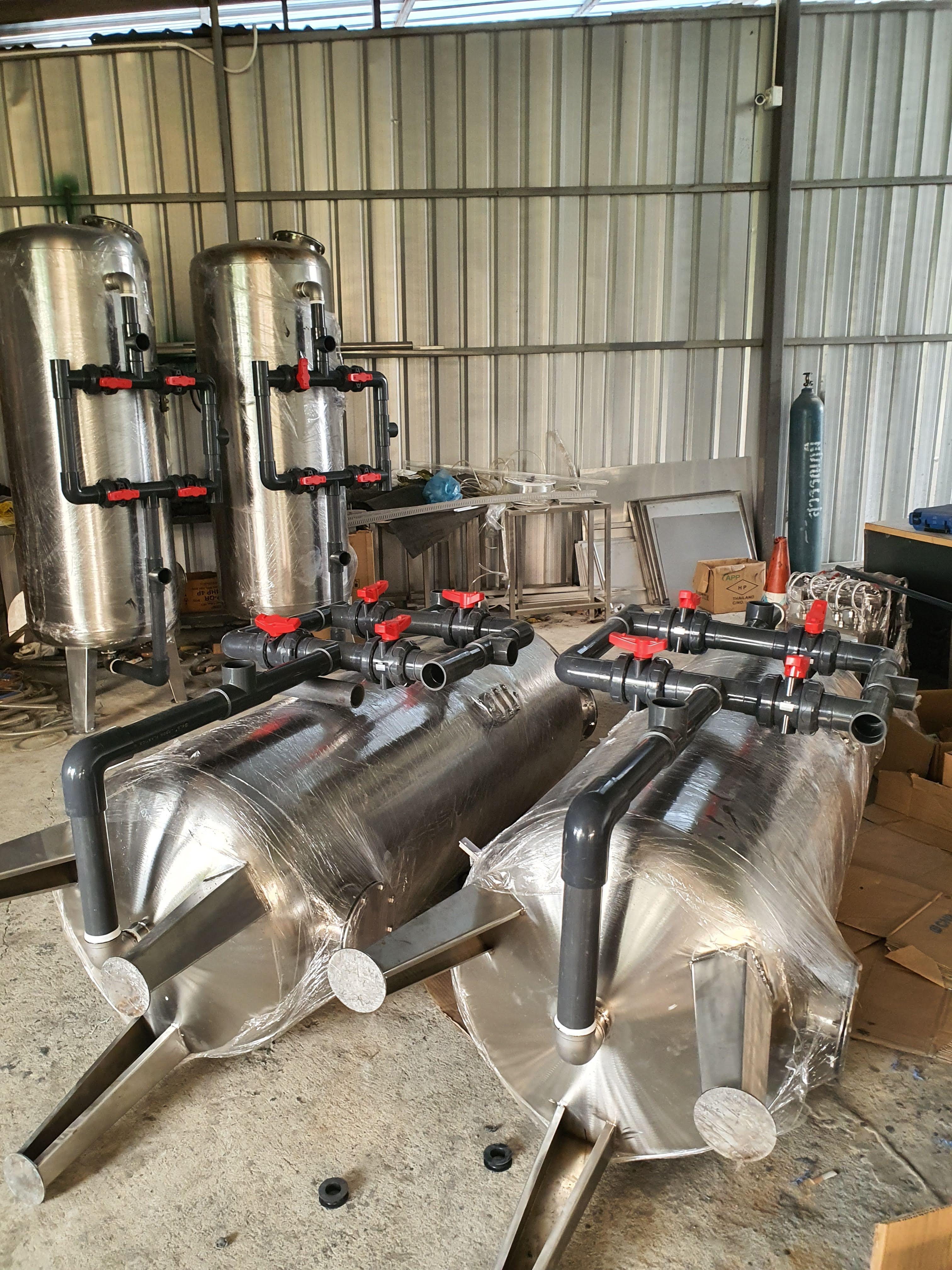 ถังกรองสแตนเลสขนาด10นิ้ว (120x1.5mm.)