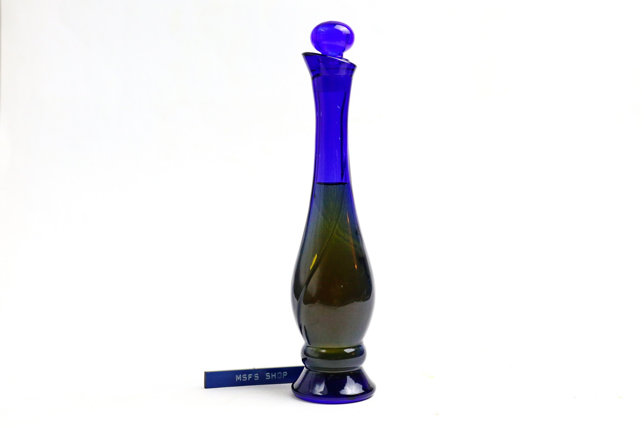 [Vintage] AVON Cologne Blue Base Vase Perfume Bottles 90ml Splash แบบแต้ม - น้ำหอม Vintage