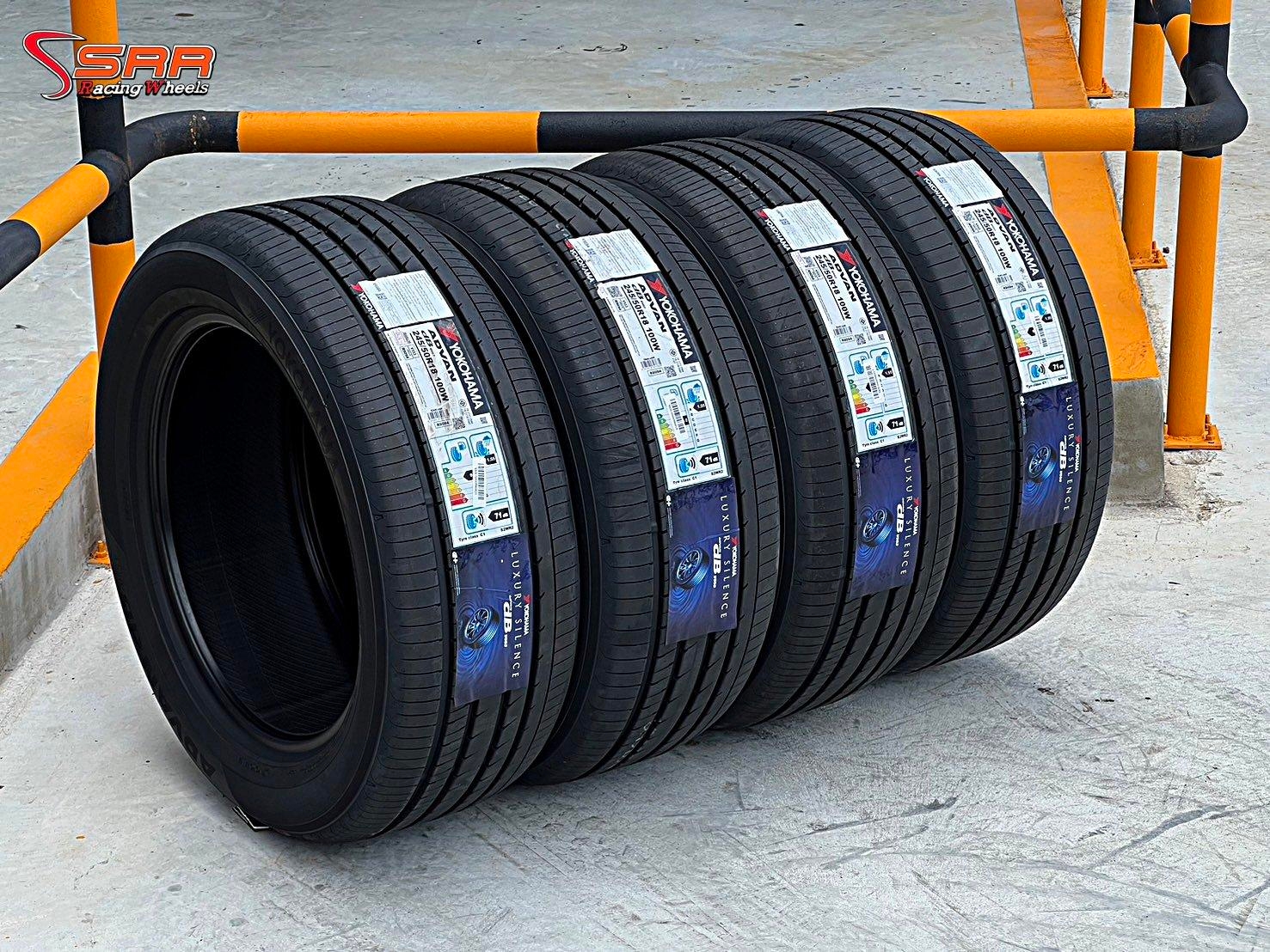 YOKOHAMA ADVAN DB V553 ขนาด 245/50R18 ปี2024