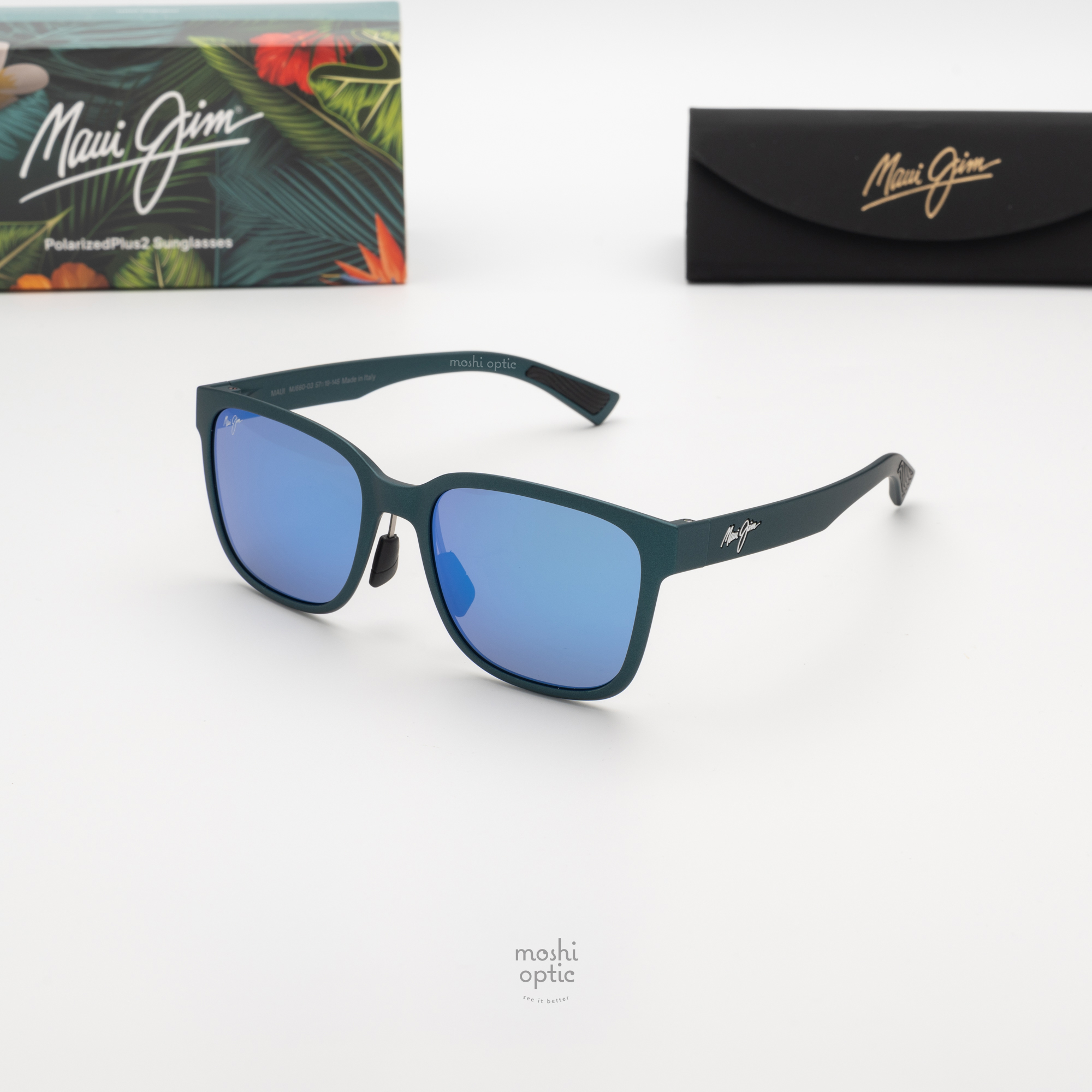 แว่นกันแดด Maui Jim PAULELE MJ H660 03 Blue Hawaii