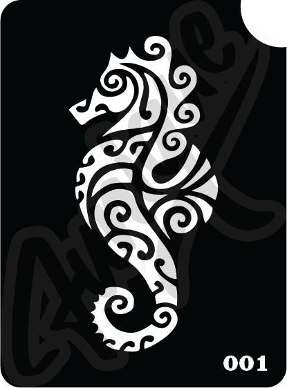 SET 14 Stencil บล็อกสติกเกอร์ รอยสักกากเพชร เพ้นท์กากเพชร กลิตเตอร์ Funique สติ๊กเกอร์ แบบลาย DIY งานประดิษฐ์