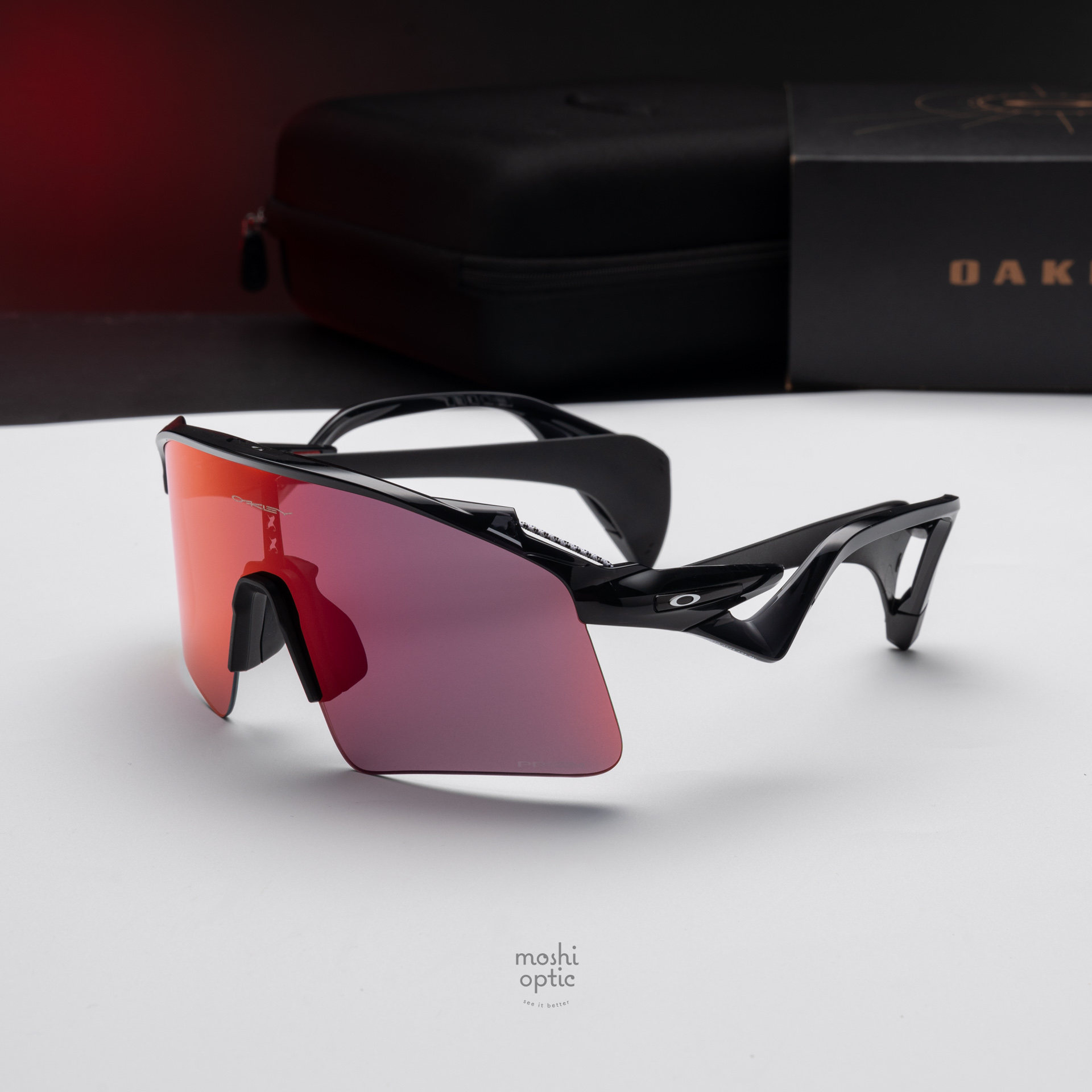 OAKLEY STUNT WING OO9519-01 Black INK Prizm Road