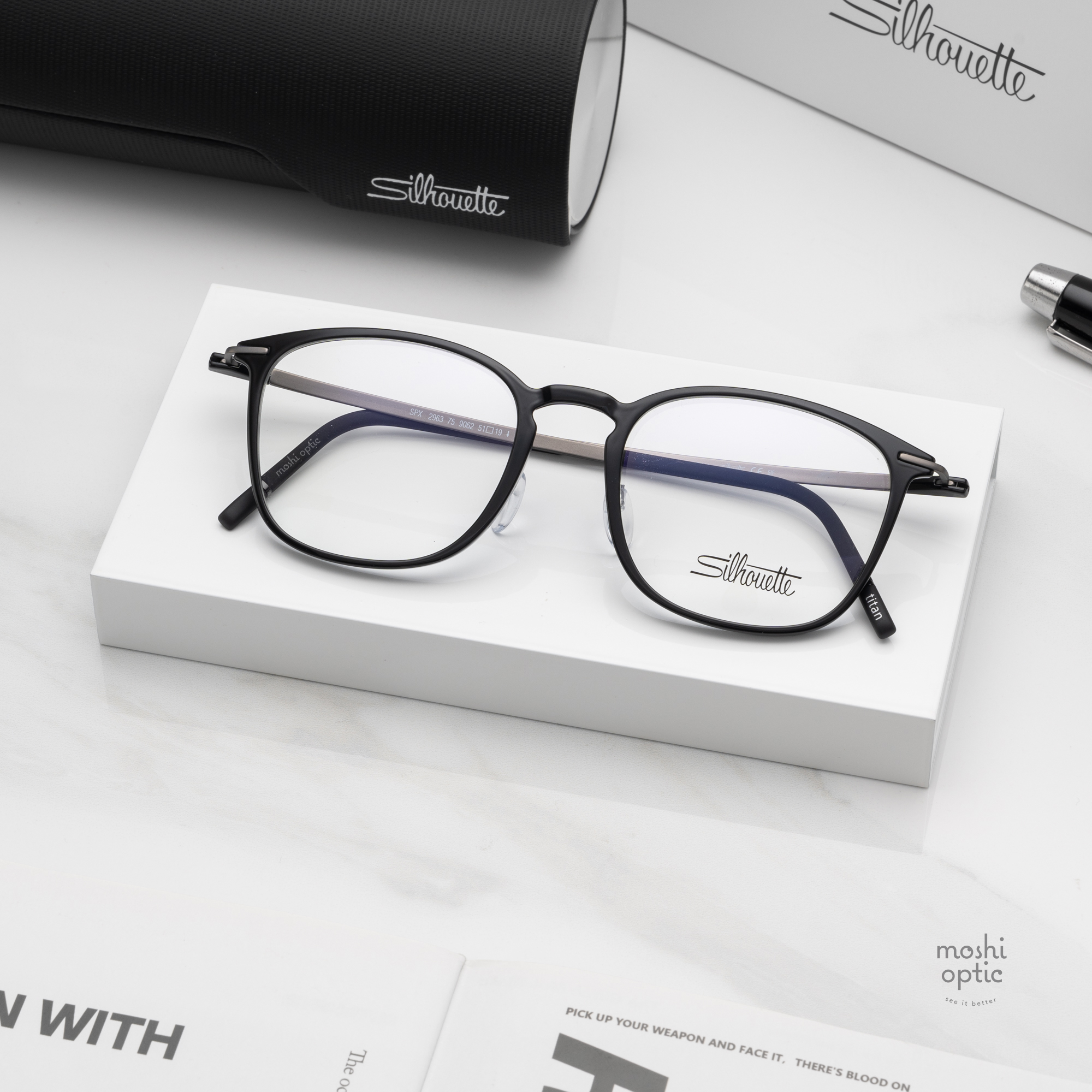 กรอบแว่น Silhouette Rising Dawn SPX2963 9062