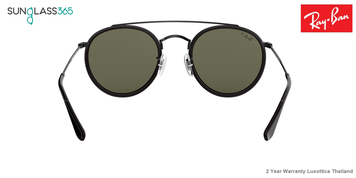 Ray Ban RB3647N 002/58 Black Green Polarized