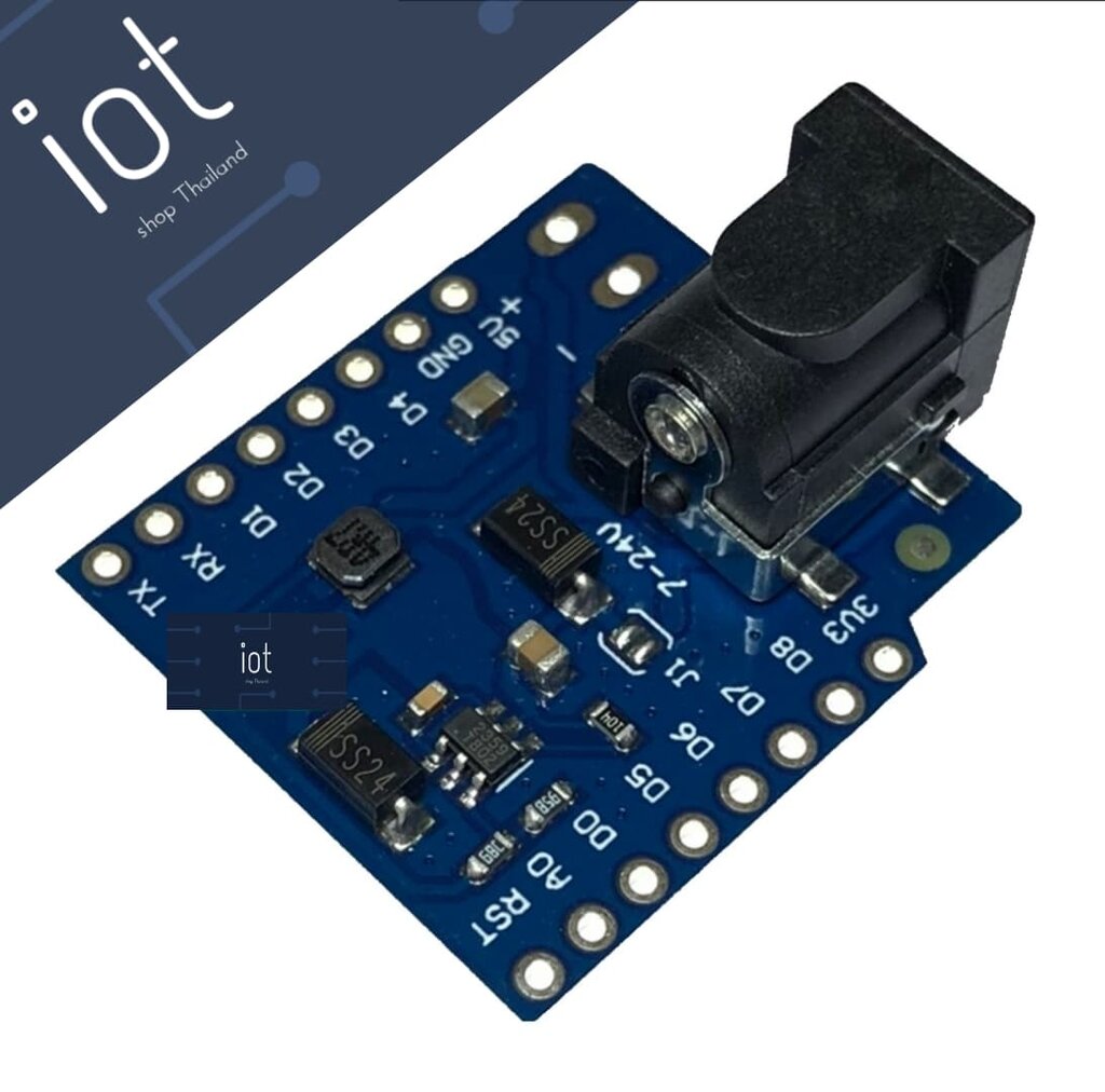 DC Power Shield for WEMOS D1 mini