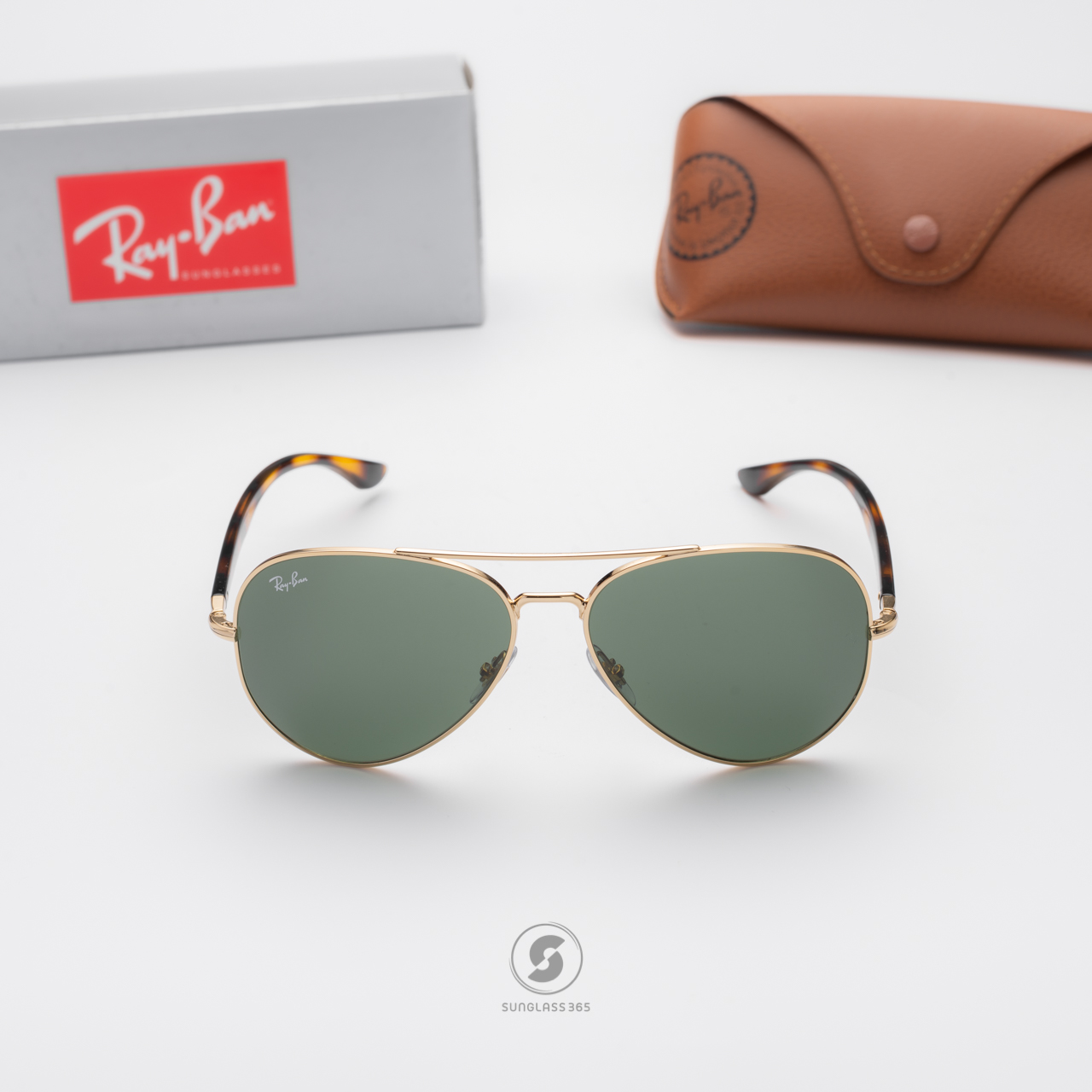Ray Ban RB3675 001/31 Gold Green