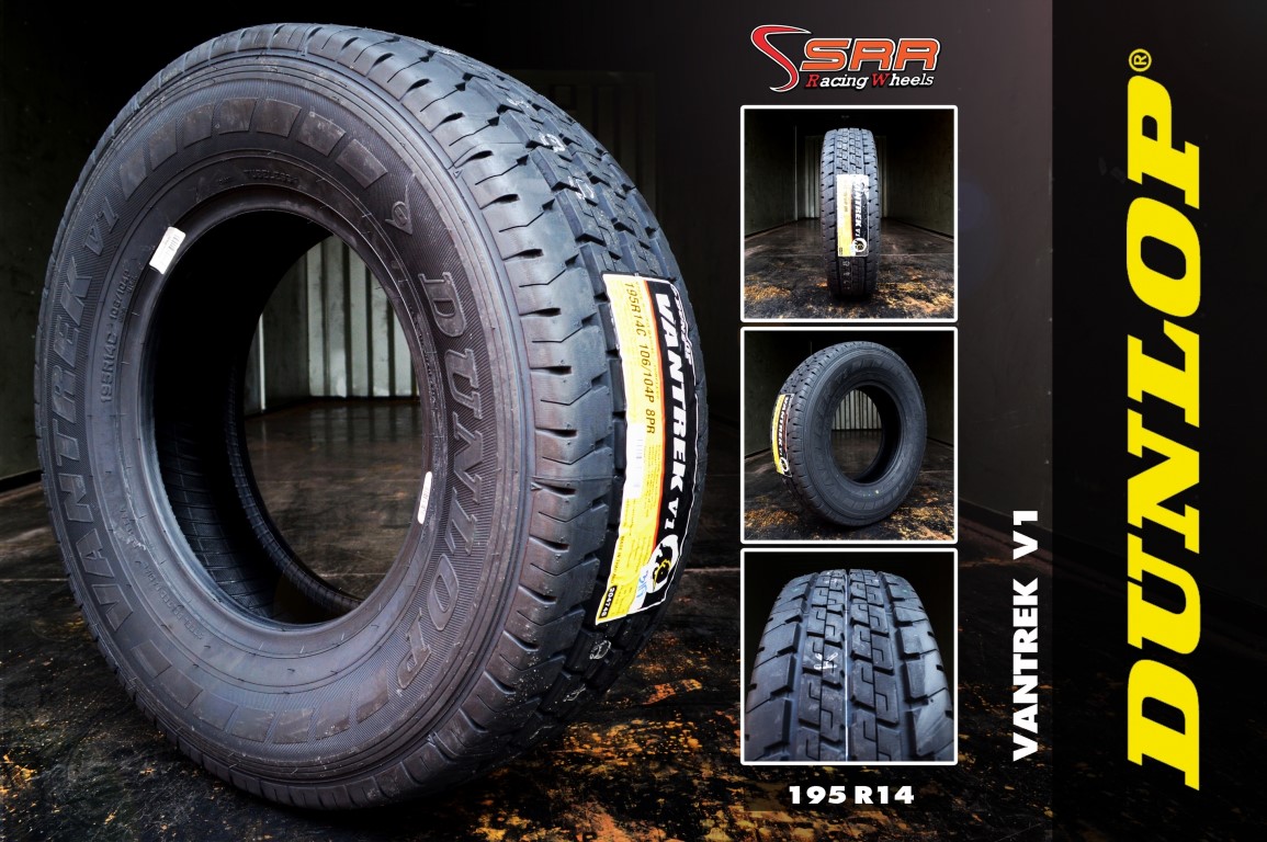 #แนะนำยางใหม่ #คุณภาพดีเยี่ยม #ราคาสุดคุ้ม #DUNLOP_VANTREK_V1 195R14 ปี19
