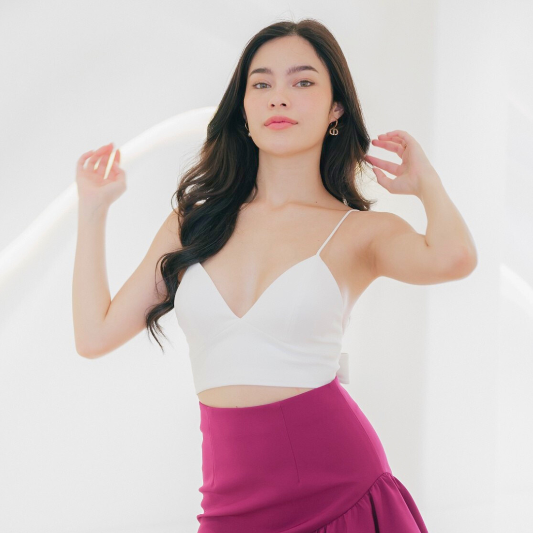 Lism S-033 Bow Charm Cami เสื้อสายเดี่ยวโบว์หลัง เสน่ห์เกินต้าน