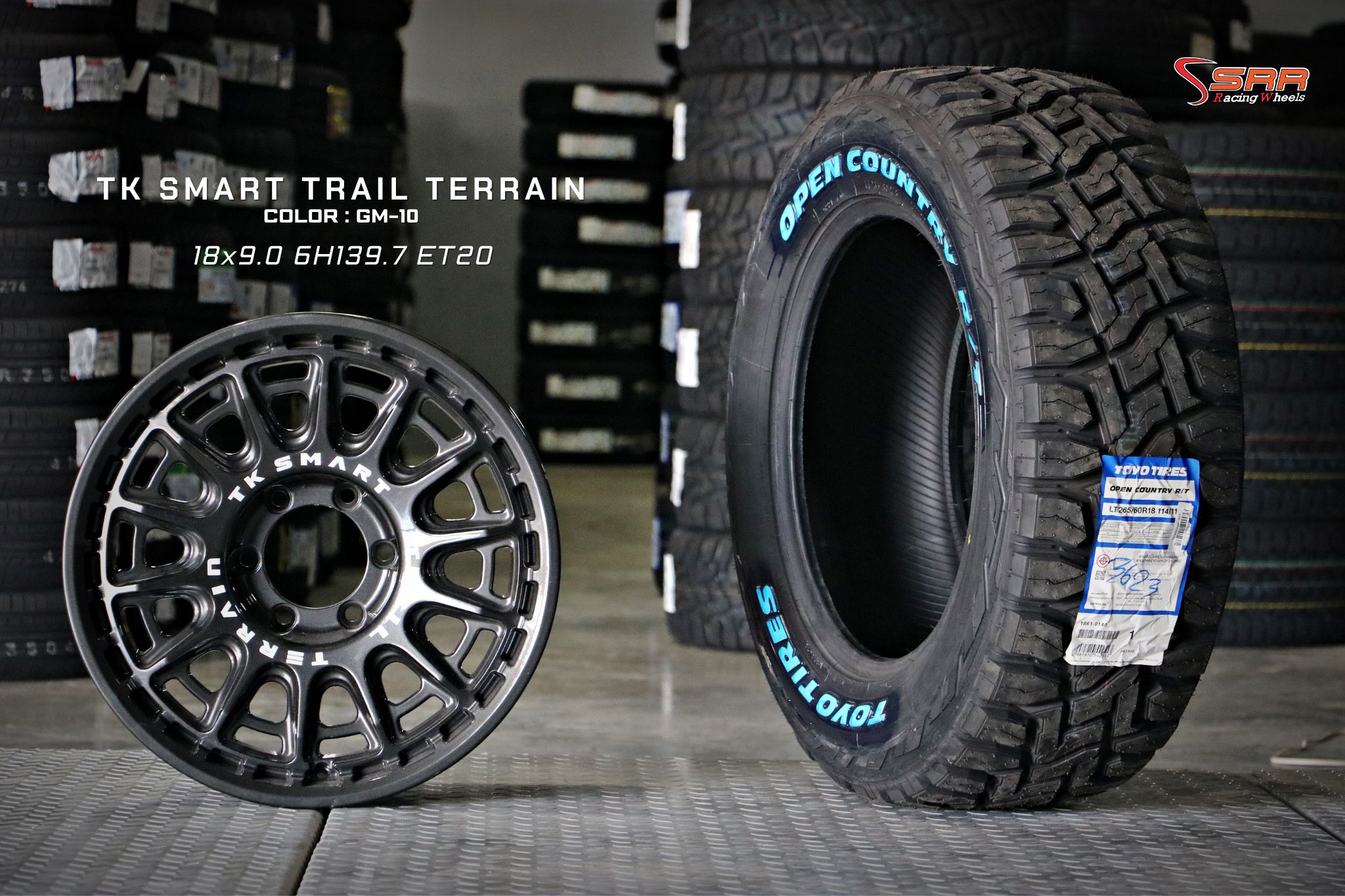 โปรโมชั่นล้อพร้อมยางขอบ18 สำหรับ รถกะบะ6รู และ รถSUV