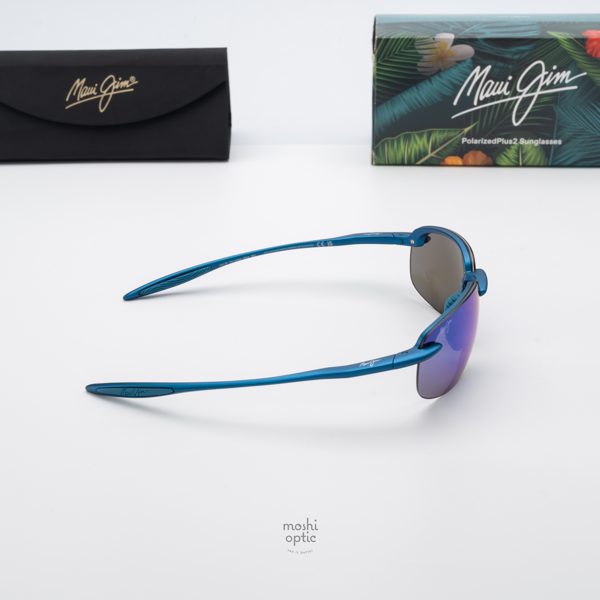 แว่นกันแดด Maui Jim HOOKIPA ULTRA MJ676 003 Blue Hawaii