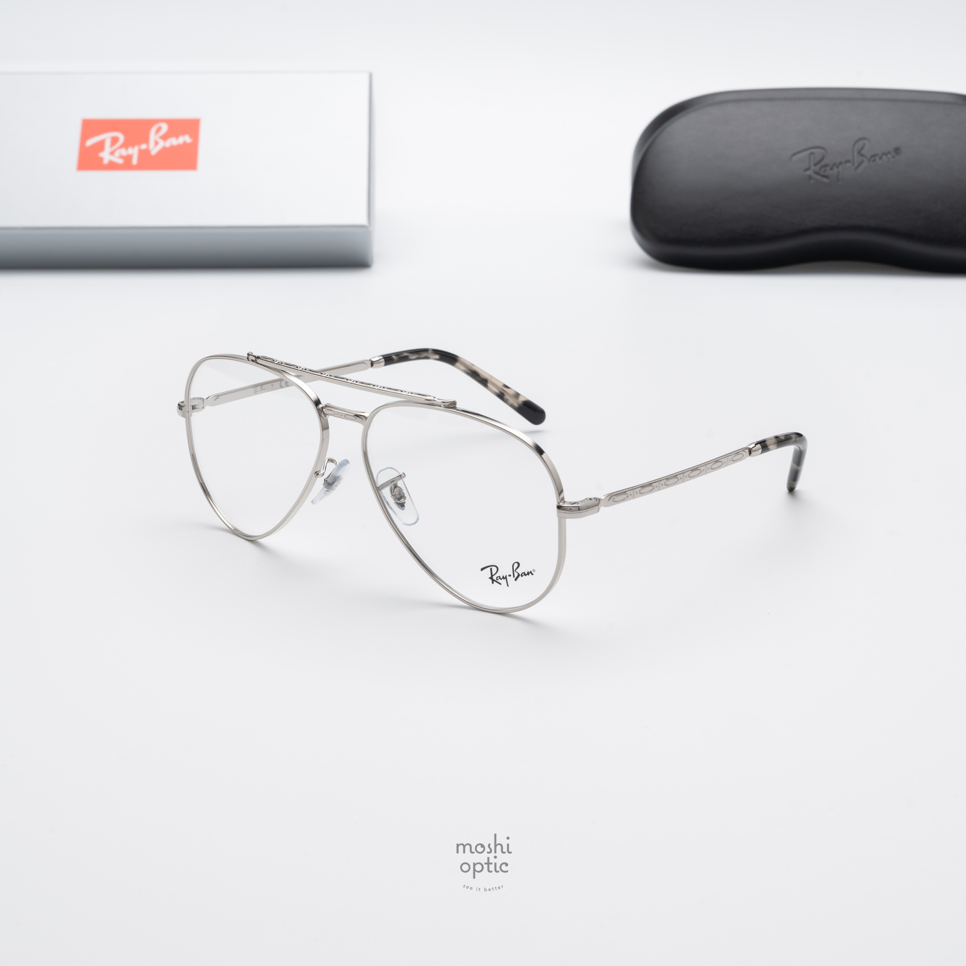 RayBan New Aviator RX3625V 2501 Silver