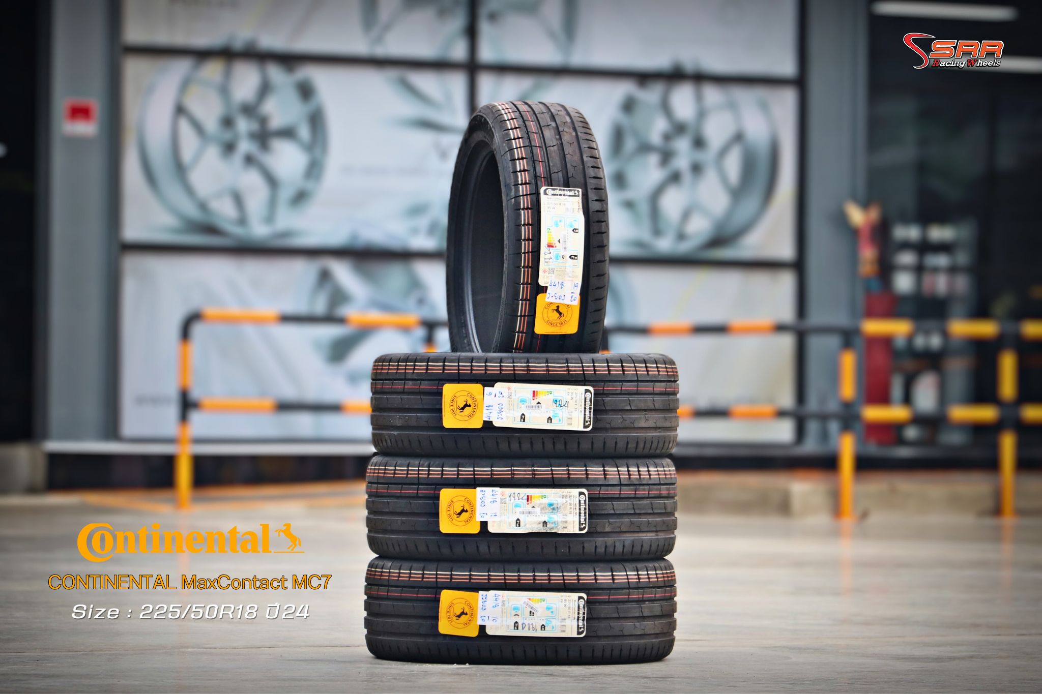 CONTINENTAL CONTACT MC7 ขนาด 225/50R18 ปี2024