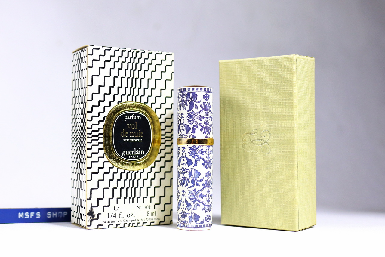 [Vintage] Guerlain Vol de Nuit Parfum 8ml Atomiseur Purse Spray แบบสเปรย์ Atomiseur - น้ำหอม Vintage