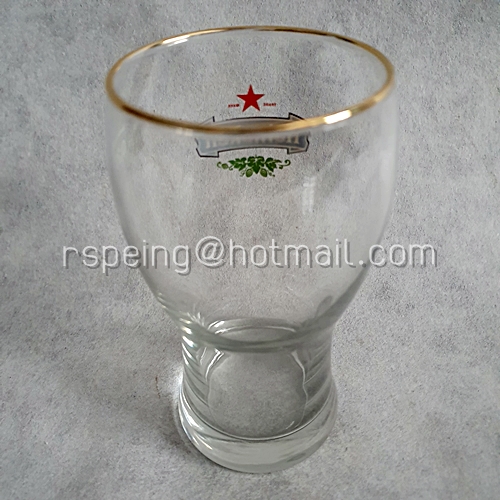 แก้วเบียร์ Heineken 0.25L ขอบทอง