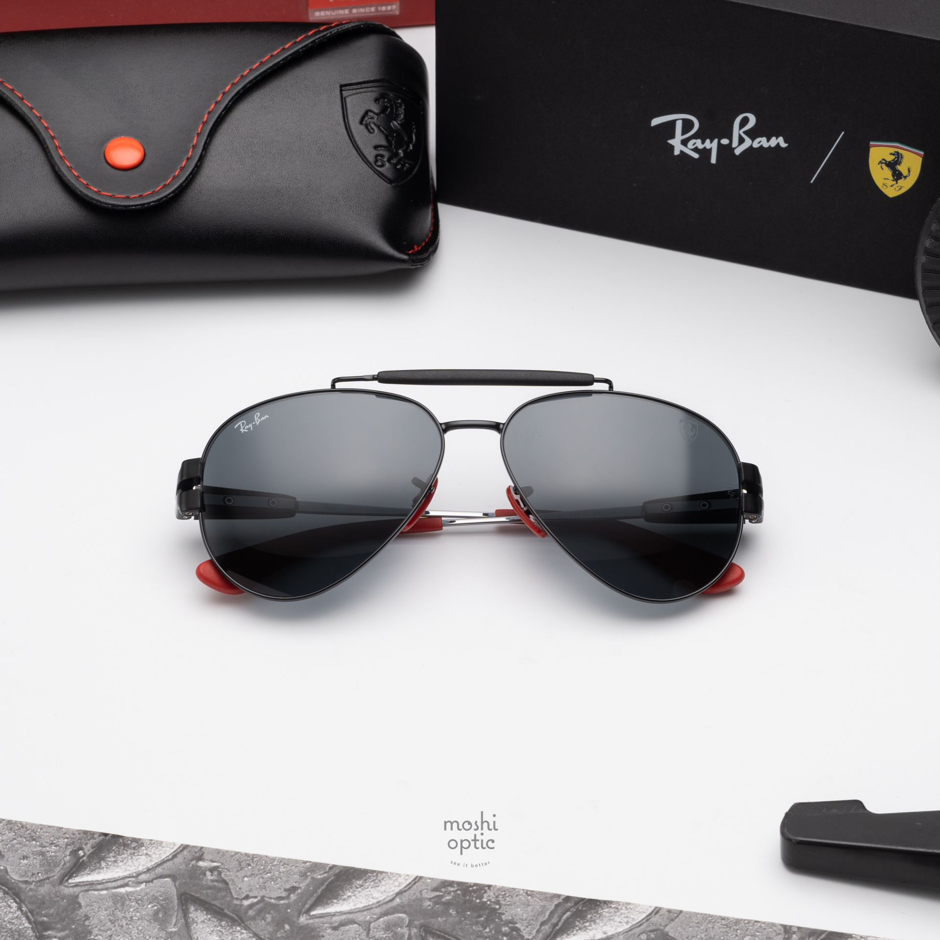 Ray-Ban RB3762M F00987 Polished Black