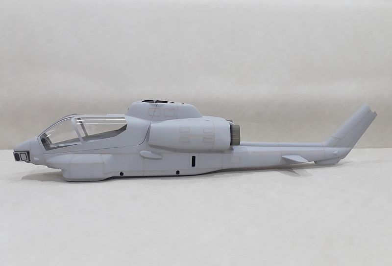 500-AH1 Cobra Gray Marine with Weapon & Cockpit