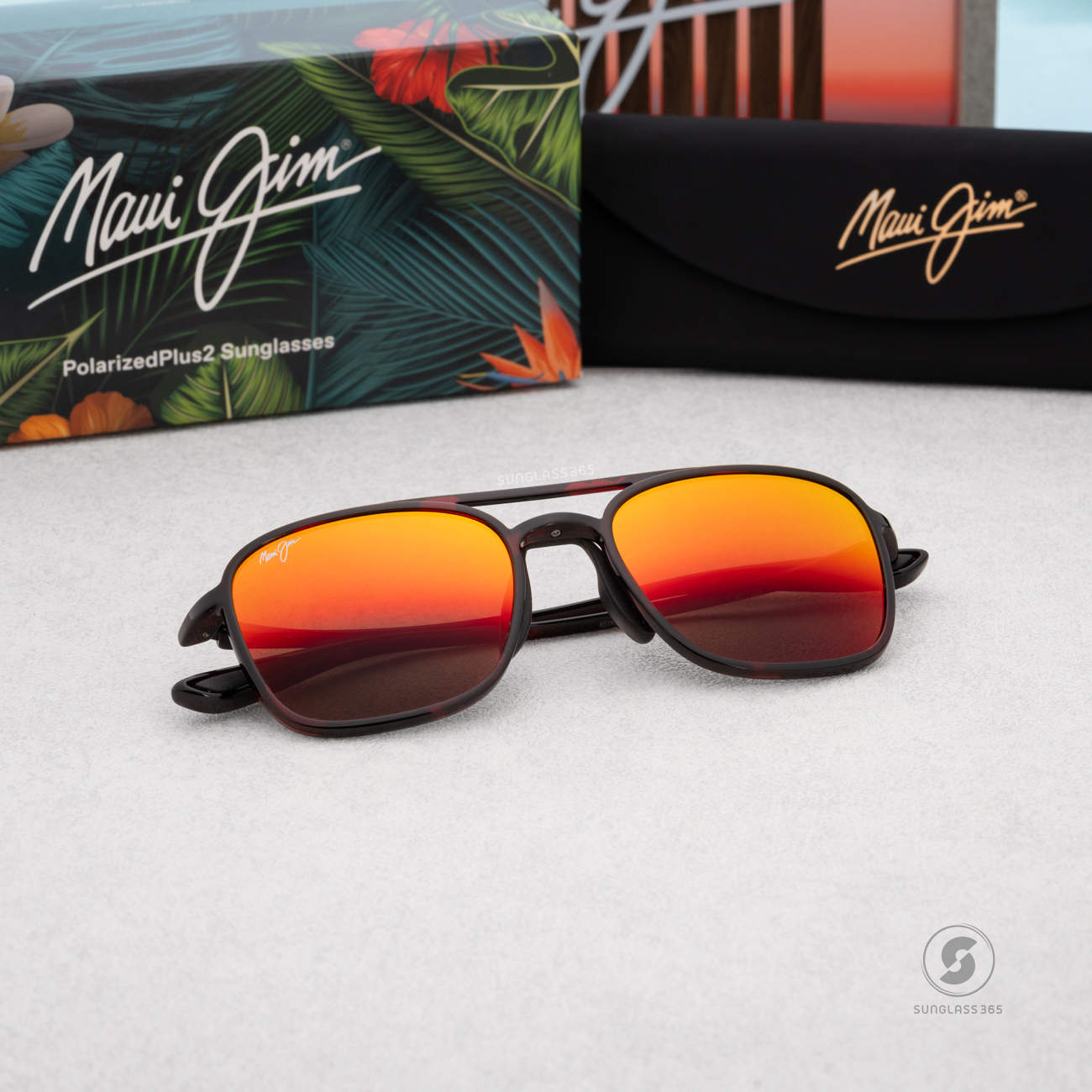 แว่นกันแดด Maui Jim KEOKEA MJ RM447 04T Hawaii Lava