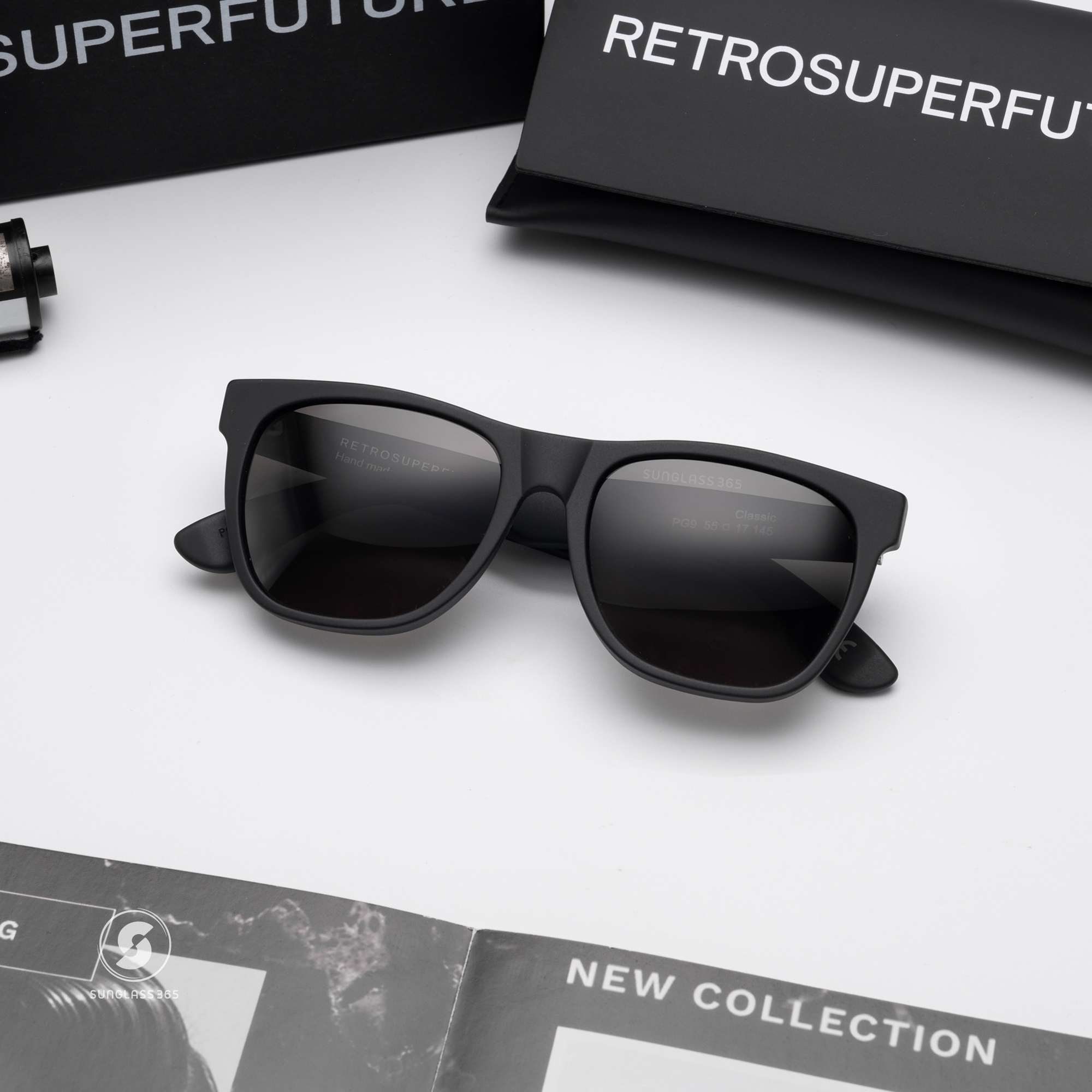 แว่นกันแดด SUPER SP PG9 Classic Black Matte