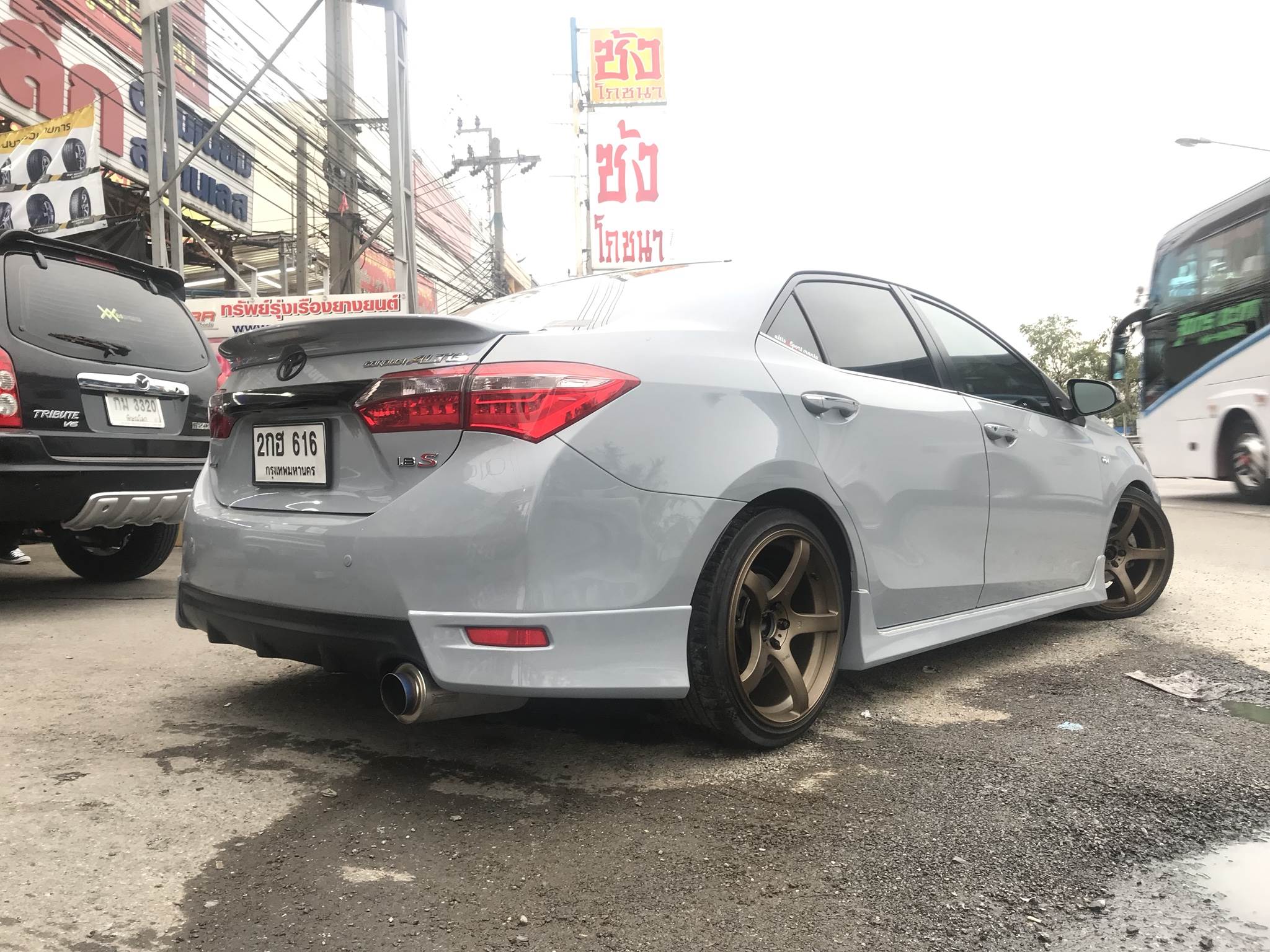 ล้อใหม่ PRODRIVE ขอบ18 5รู100 ใส่ ALLTIS ตรงรุ่น ชุด 9800 ปกติ 24000