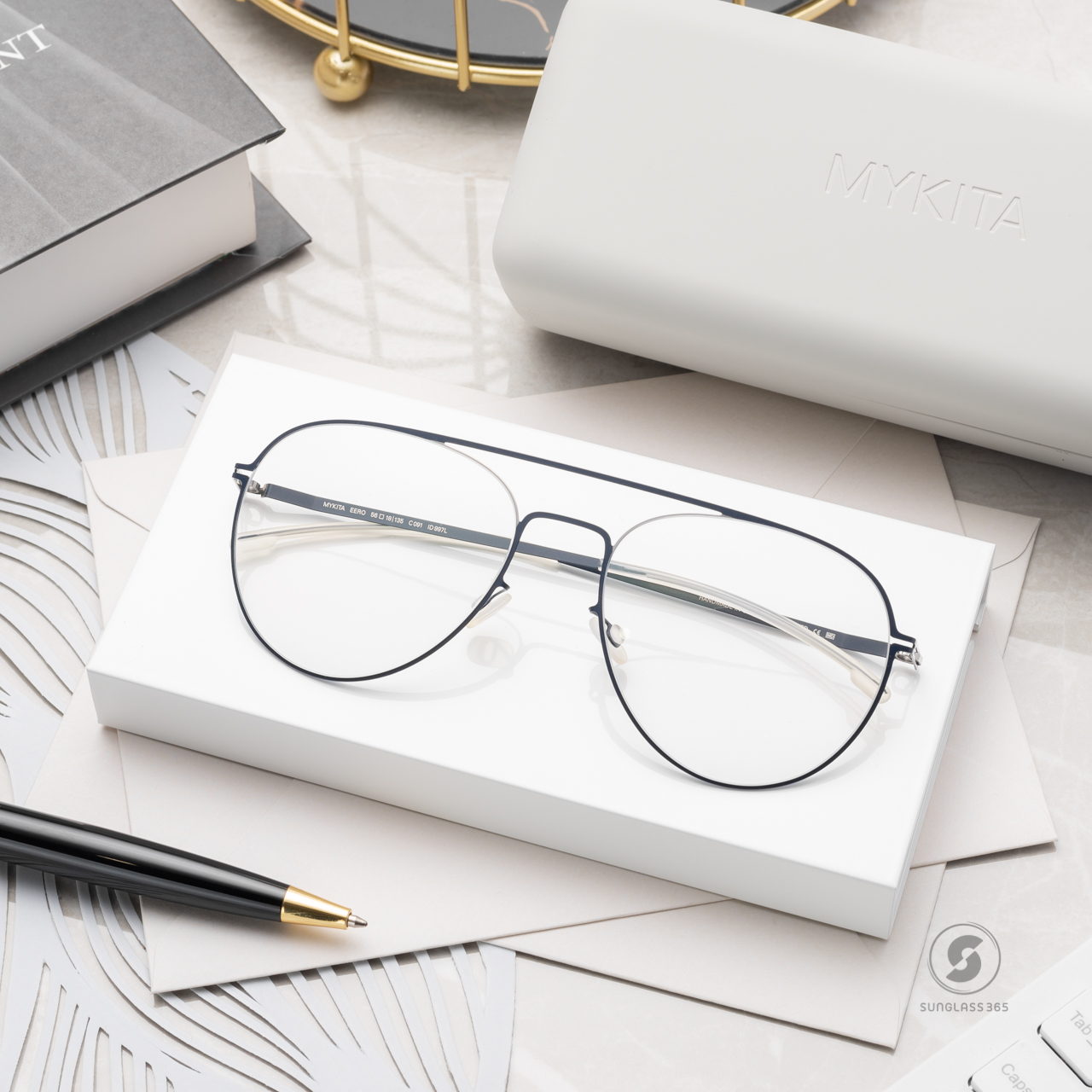 แว่นสายตา MYKITA EERO Silver Navy