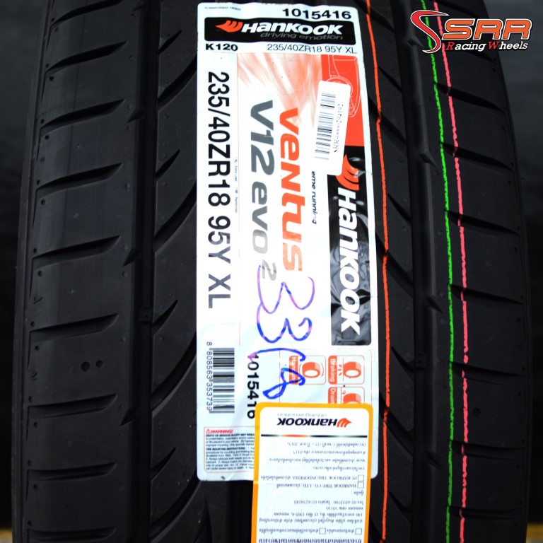 ยางใหม่ HANKOOK V12EVO2 235/40-18 ราคาพิเศษ