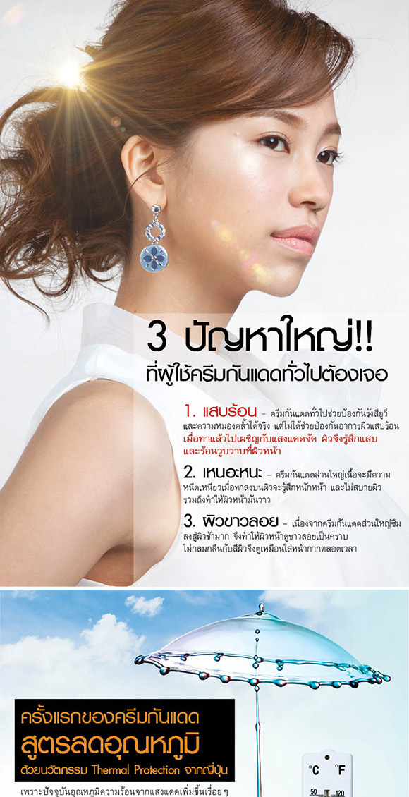 ครีมกันแดด ฟาริส เพอร์เฟค ซัน เรย์ การ์ด เอสพีเอฟ 50 พีเอ+++ / Faris Perfect Sun Ray Guard UV Protection Cream SPF50 PA++
