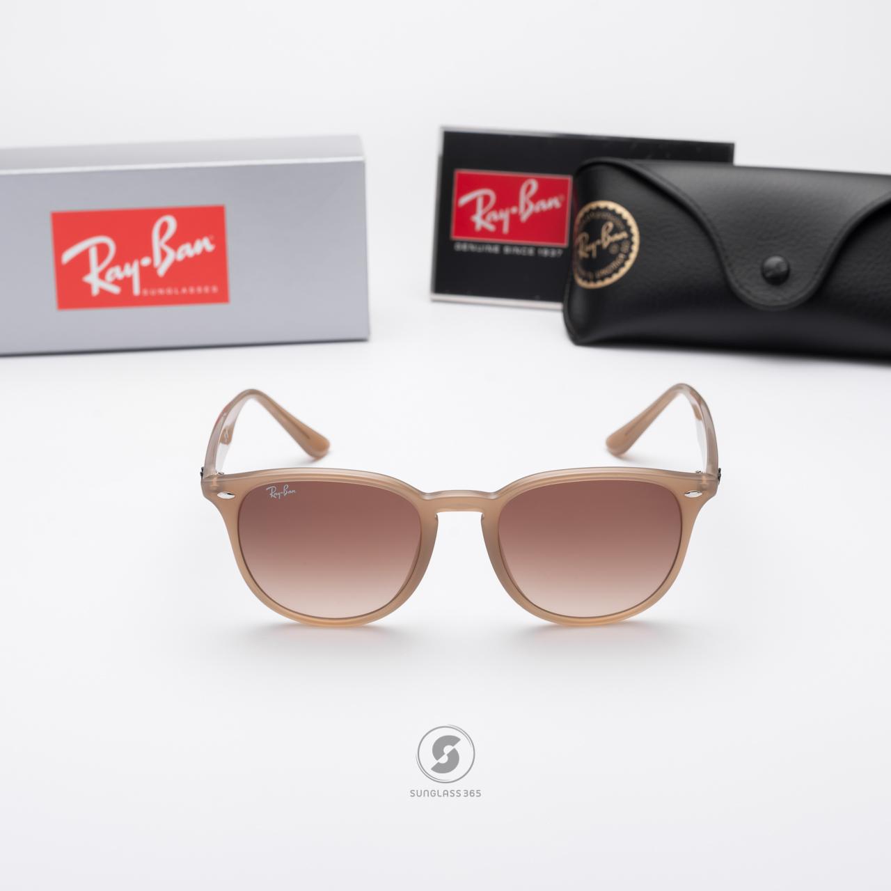 Ray Ban Round RB4259F 616613 Beige Brown Gradient
